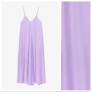 Zara satin voluminous dress